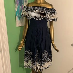 Eliza J off the shoulder dress